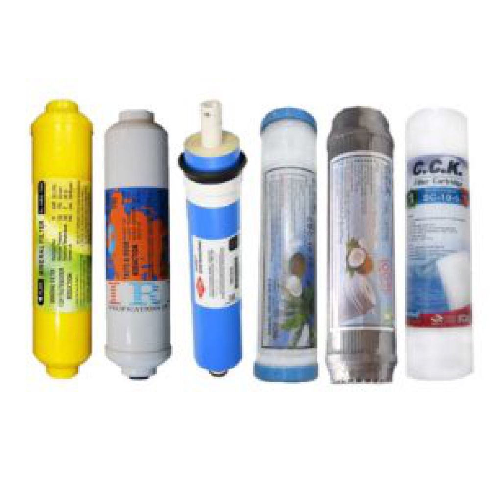 پک شیش عددی فیلتر تصفیه آب خانگی