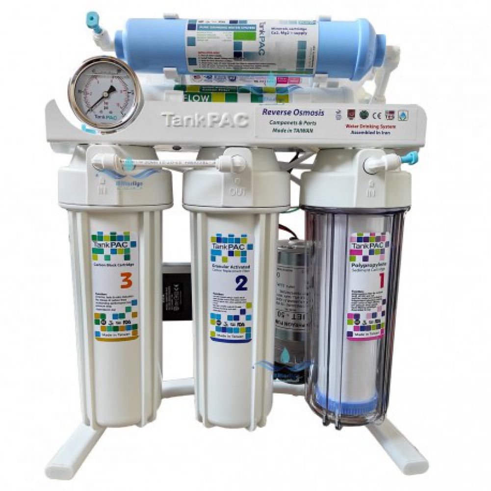 دستگاه تصفیه آب خانگی تانک پک مدل هفت مرحله ای